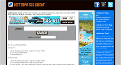 Desktop Screenshot of letterpresscheat.net
